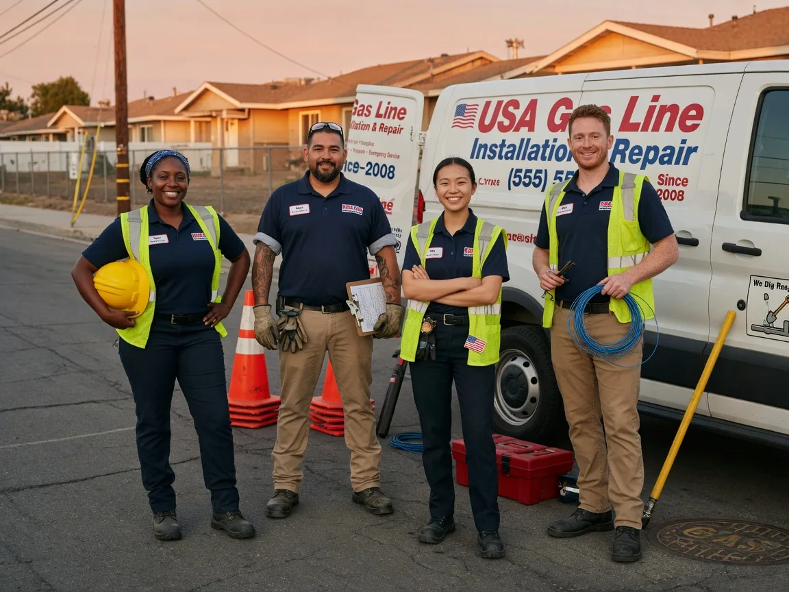 Gas Line Installation company in Melvin, IL